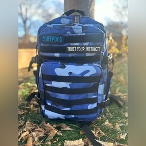 Wolfpak 45L Navy Camo Meal Prep Management Backpack